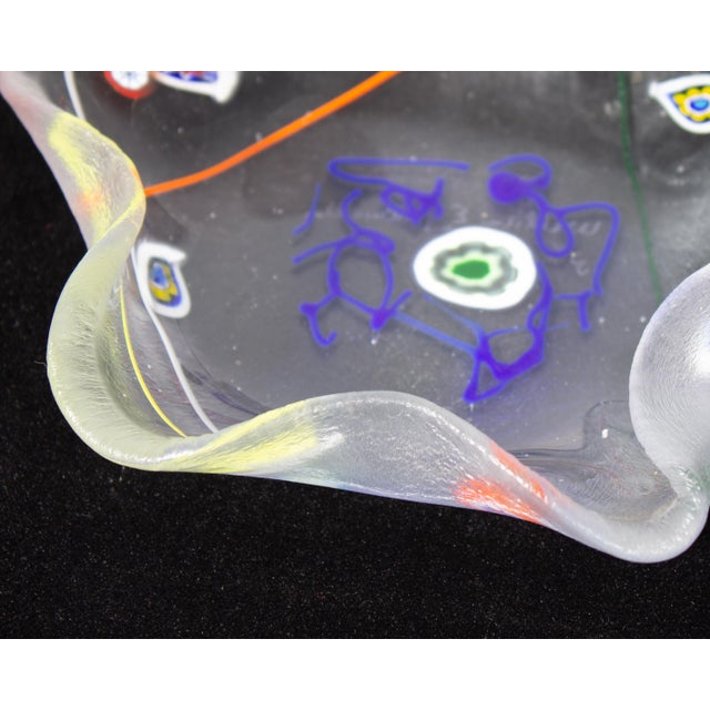 Late 20th Century Art Glass Millefiori Dish by William Gottwalles For Sale - Image 5 of 8