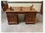 1910s Antique Freestanding Desk in Oak, 1910 For Sale - Image 5 of 12