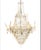 A large and elegant Spanish crystal chandelier attributed to the renowned Royal Glass Factory of La Granja, dating from...