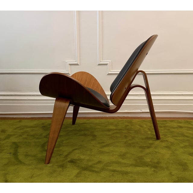 Hans Wegner Mid-Century Modern Shell Chair for Carl Hansen & Son, Denmark For Sale - Image 11 of 12