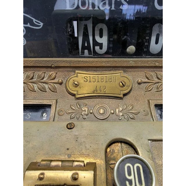 American Antique National Cash Register Co. Model 422x With Paper Receipt Ink Printer For Sale - Image 3 of 9