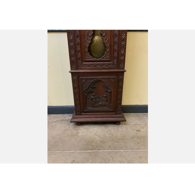 Antique Breton Grandfather Clock, 1880 For Sale - Image 10 of 12