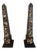 Antique Art Deco Italian Specimen Marble Pietra Dura Decorative Objects, 1920, Set of 2 For Sale