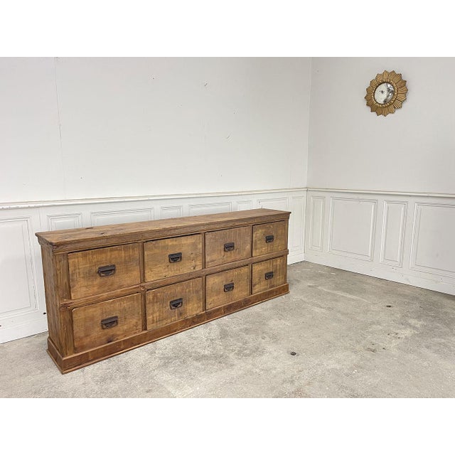 Vintage Eight-Drawer Workshop Cabinet, 1920s For Sale - Image 4 of 12
