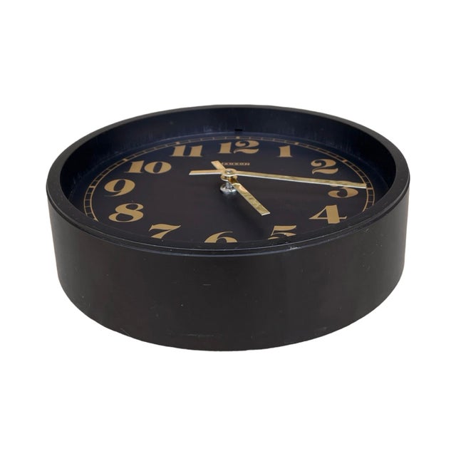 Metal Designer Wall Clock, Hanson Ireland, 1990s. For Sale - Image 7 of 12