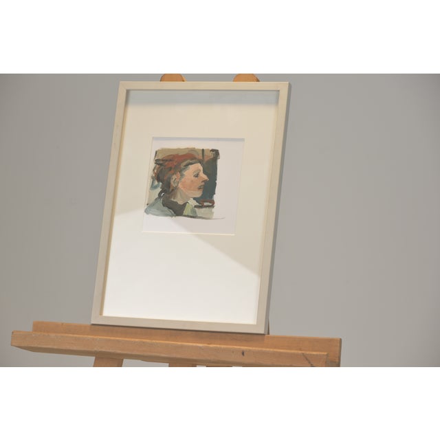 Nora, Jochen Pankrath, 2009, Oil on Paper, Framed For Sale - Image 4 of 6