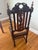 Set of Six Antique Jacobean Revival Carved Oak Barley Twist Rush Seat Dining Chairs, C. 1900 For Sale In Baltimore - Image 6 of 10