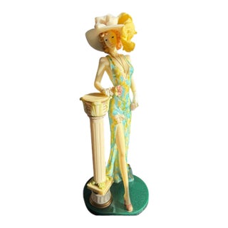 1980s Vittorio Tessaro Lady Figurine For Sale
