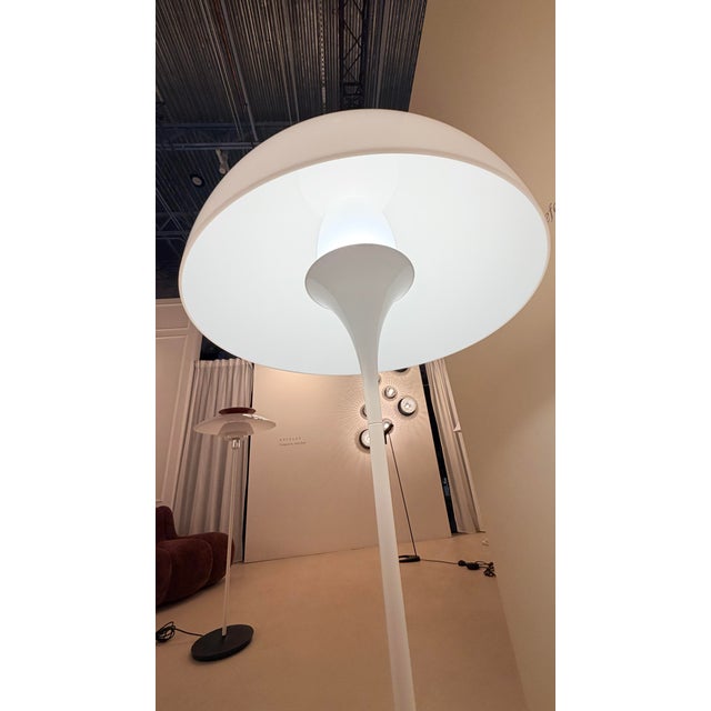 The fixture emits a soft and comfortable illumination. The hemispherical shade reflects the light downwards, and the...