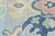 Modern Hand-Knot Oushak Style Light Blue & Soft Earth Tone Floral Wool Area Rug For Sale - Image 10 of 12