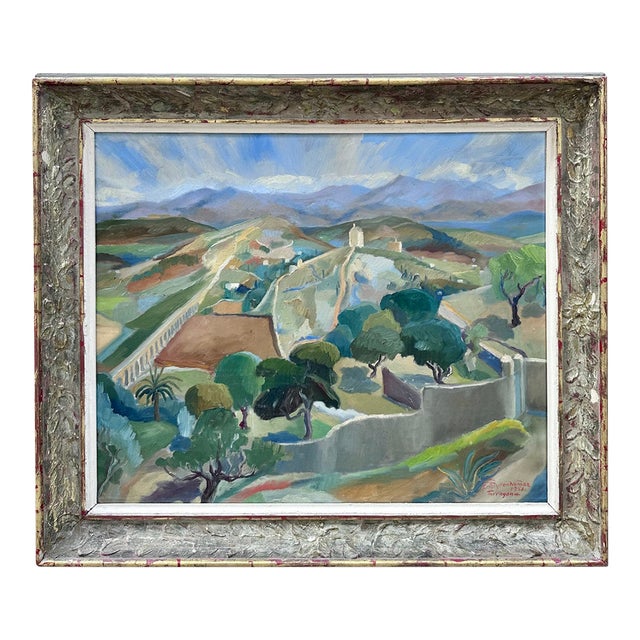 Ancient Garden of Gethsemane Painting For Sale