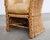 Set of Eight Michael Taylor Style Rattan Leather Dining Chairs For Sale - Image 15 of 18