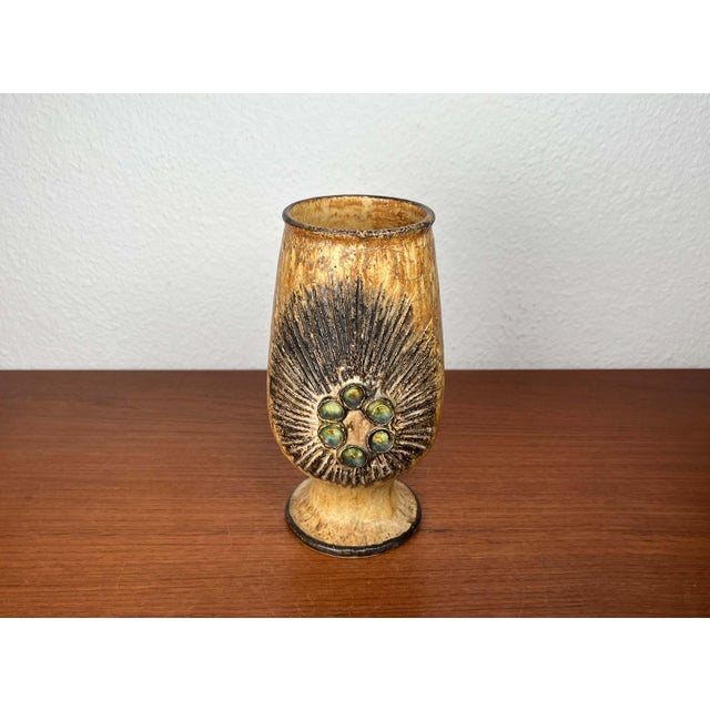 Ceramic Mid-Century Modern Danish Studio Pottery Vase by Jette Hellerøe, 1960s For Sale - Image 7 of 17