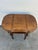 Traditional Vintage American Victorian or Edwardian Revival Oval Parlor / Side Table For Sale - Image 3 of 11