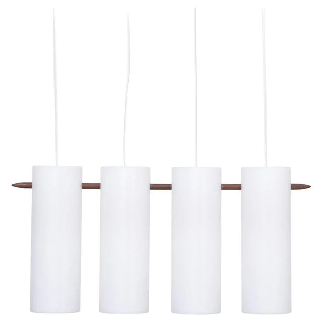 Mid-Century Modern Swedish Pendant Lamp by Uno & Östen Kristiansson for Luxus, 1960s For Sale - Image 13 of 13