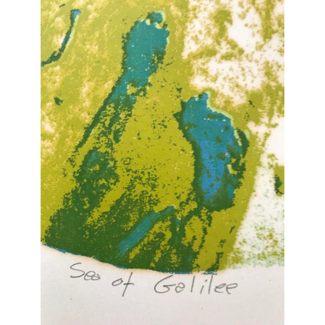 1970s 1974 Abstract Serigraph by Albert Garvey, Signed, Framed - Israel For Sale - Image 5 of 10