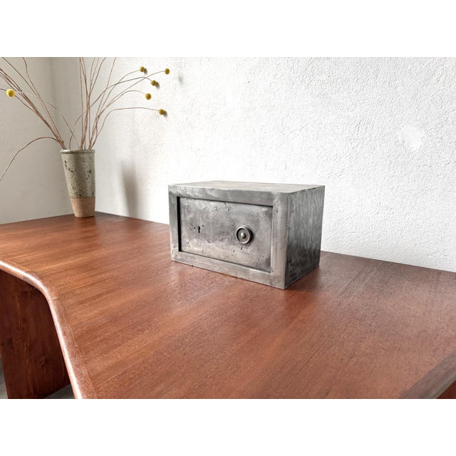 Small Antique Steel Safe, 1900s For Sale - Image 14 of 18