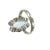 Metal Vintage Sterling & Blue Topaz Ring Mexico 1960s, Size 9.75 For Sale - Image 7 of 7