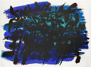Alfred Manessier, The Arrest of Jesus, 1978, Lithograph