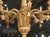 Wood Large Early 1900s Painted and Gilded Wooden Chandelier From Italy, 72.5 X 49 In For Sale - Image 7 of 18
