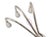 Metal Midcentury Modern Danish Carl Frederik Christiansen Candle Holders, 3 PCS For Sale - Image 7 of 9