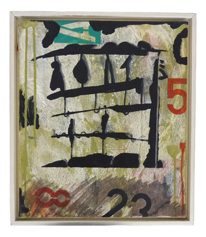 Bent Karl Jacobsen, Composition, 1995, Oil on Canvas