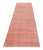 Rug & Kilim Vintage Distressed Runner Rug, Solid Monochrome in Pink and Beige - Rug & Kilim For Sale - Image 4 of 8