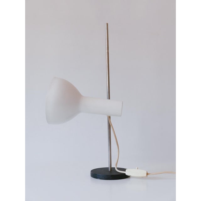 Mid-Century Modern Minimalistic Adjustable Desk Light attributed to Gebrüder Cosack, 1960s For Sale - Image 4 of 18