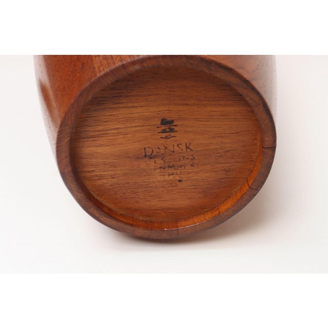 Danish Modern Staved Teak "Congo" Ice Bucket by Jens Quistgaard for Dansk For Sale - Image 18 of 18