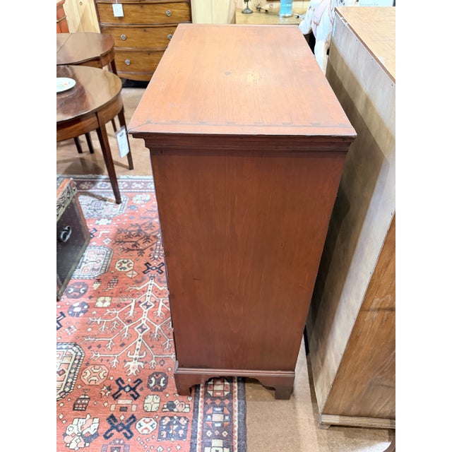American 18th Century American Chippendale Mahogany Tall Chest For Sale - Image 3 of 12