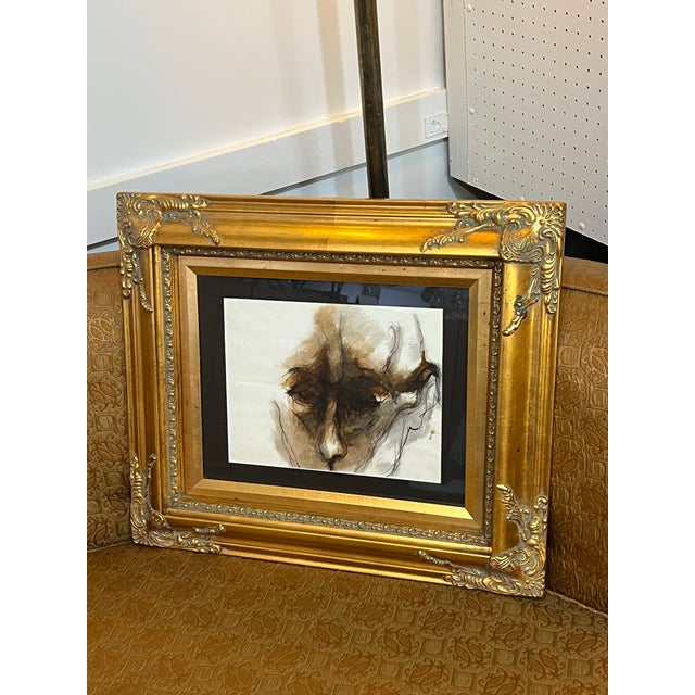 Marco Celotti 1937-2015 water color and ink painting Wonderfully framed Marco was born in Zambia and grew up and was...