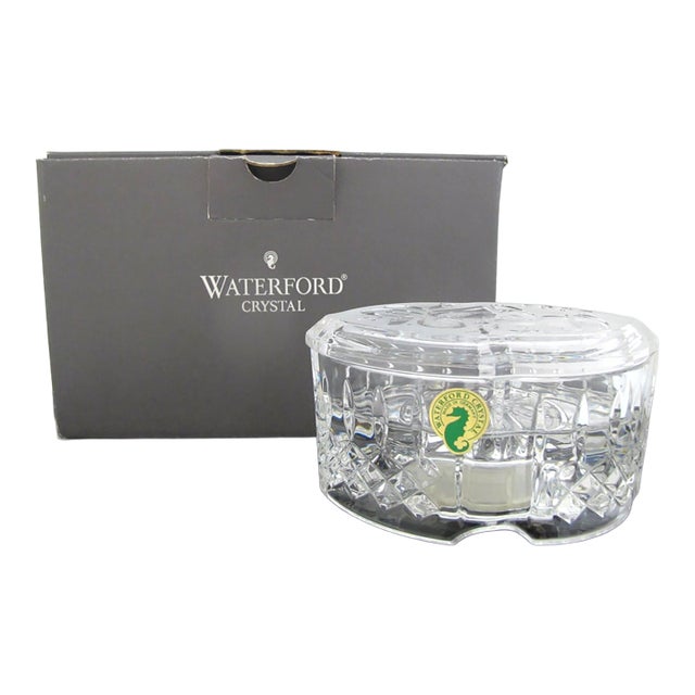 Waterford Crystal 2003 Songs of Christmas Silver Bells Music Box W/Original Box For Sale