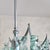 Italian Glass + Chrome Pendant, 1970s For Sale In Chicago - Image 6 of 12