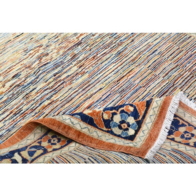 1950s Afghan Baluch Hand Knotted Wool Rug, 5'1''x6'7'' For Sale In New York - Image 6 of 6