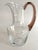 Vintage Orrefors Sweden Glass Pitcher With Pink Handle For Sale - Image 6 of 10