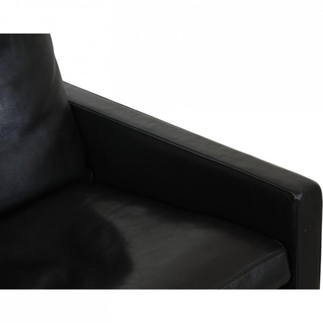 1970s Vintage PK31 Chair in Black Leather by Poul Kjærholm, 1970s For Sale - Image 5 of 18