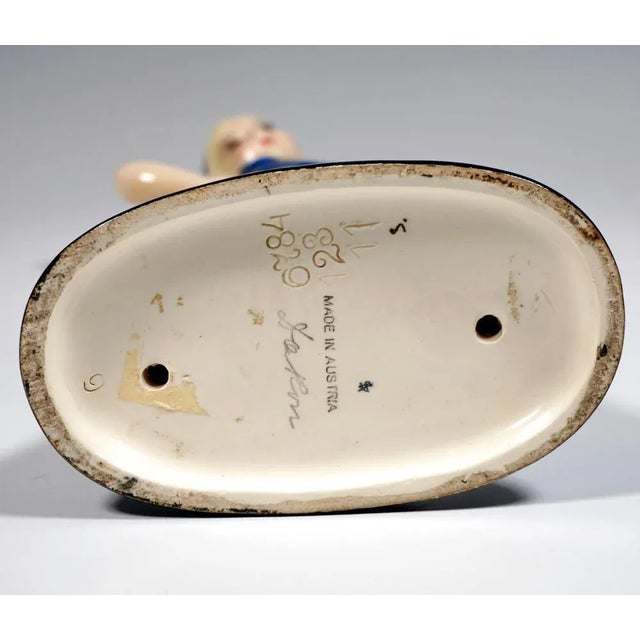 1930s Goldscheider Vienna Sailor Girl in Flared Pants by Stephan Dakon, 1930s For Sale - Image 5 of 6