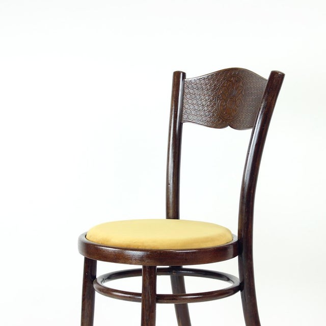 1940s Vintage Czechoslovakia Bentwood Chair, 1940s For Sale - Image 5 of 14