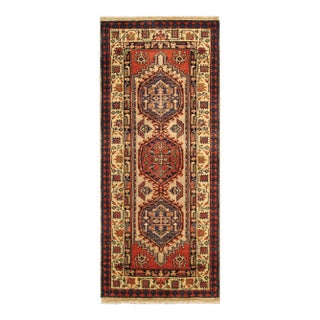 Pasargad Home Heriz Beige Wool Area Rug, 2' 6'' X 5'10'' For Sale