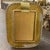 1990s Barovier Style Art Deco Amber Murano Glass and Brass Picture Frame For Sale - Image 12 of 13