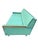 Mid-Century Modern Mid-Century Modern Turquoise & Walnut Sofa For Sale - Image 3 of 6
