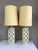 Ceramic Hollywood Regency Large Faux Bamboo Table Lamps - A Pair For Sale - Image 7 of 7