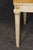 1950's Set 10 Louis XVI French Empire Style Painted Parcel Gilt Dining Chairs For Sale - Image 12 of 13