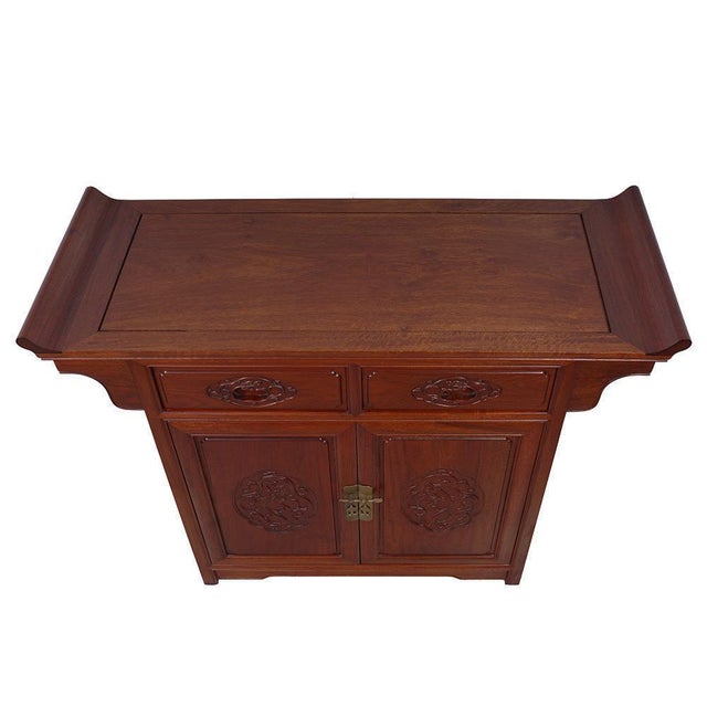 1950s Chinese Rosewood Altar Sideboard Chairish