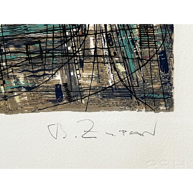 Bruno Zupan, Composition, Screen Print, 1970s For Sale - Image 3 of 6