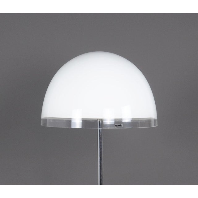 1970s White Baobab Floor Lamp from Guzzini, Italy, 1970s For Sale - Image 5 of 14