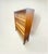 A beautifully crafted mid-century modern bookcase in Scandinavian design. Due to its conical shape (depth at the bottom...