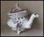 Antique C1840s Staffordshire, English Soft Paste Teapot, Hand Painted For Sale - Image 6 of 10