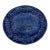 A Blue Dark Transfer Decorated Staffordshire Plate "Rue De La Port Romaine", by Enoch Woods, Circa 1830's For Sale