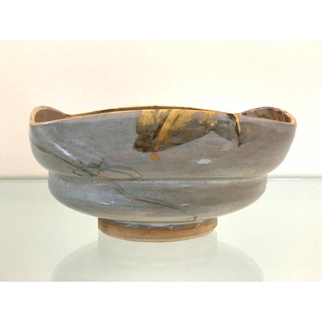 Japanese Ceramic Bowl Makuzu Kozan Utusushi Kenzan For Sale - Image 11 of 13